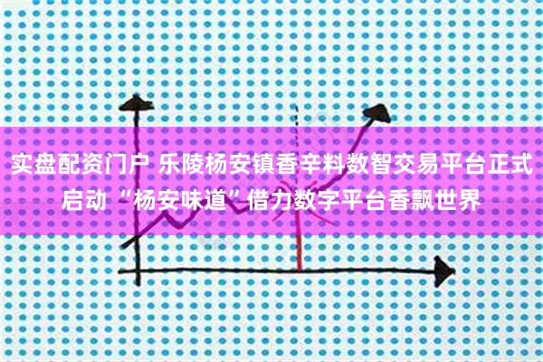 实盘配资门户 乐陵杨安镇香辛料数智交易平台正式启动 “杨安味道”借力数字平台香飘世界